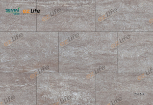 Sentai Stone plastique vinyle marbre intérieur matériau imperméable luxe vinyle sol stratifié 6mm classe 2302-8