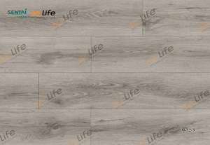 sentai spc nouveau design bois plastique composite bois d'ingénierie bois de chêne d'ingénierie intérieur spc plancher planche de vinyle 3672-5