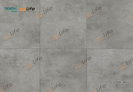 Sentai Stone Plastique marbre intérieur matériau imperméable revêtement de sol en vinyle de luxe spc revêtement de sol en plastique clic serrure planches 2312HL-06